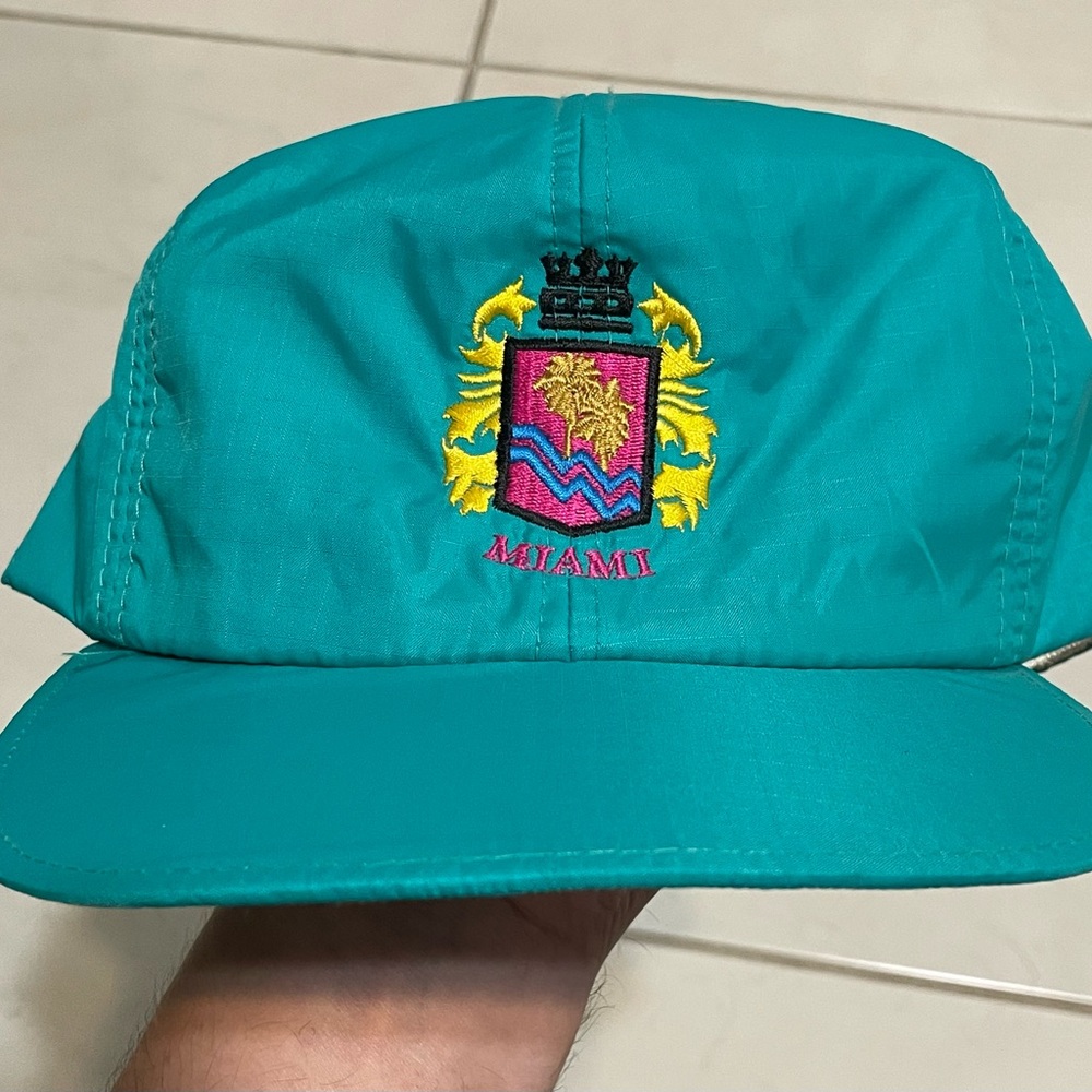Miami 90s Vintage Nylon Waterproof Cap Surfwear